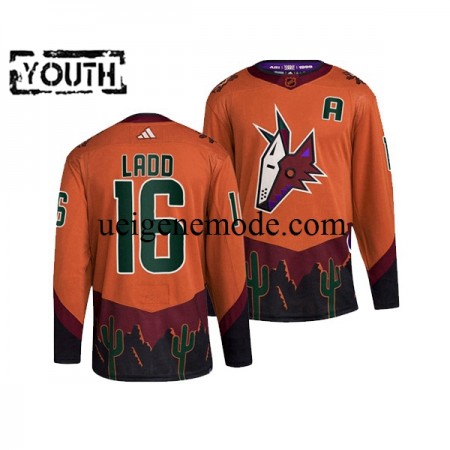 Kinder Arizona Coyotes Eishockey Trikot Andrew Ladd 16 Adidas 2022-2023 Reverse Retro Orange Authentic